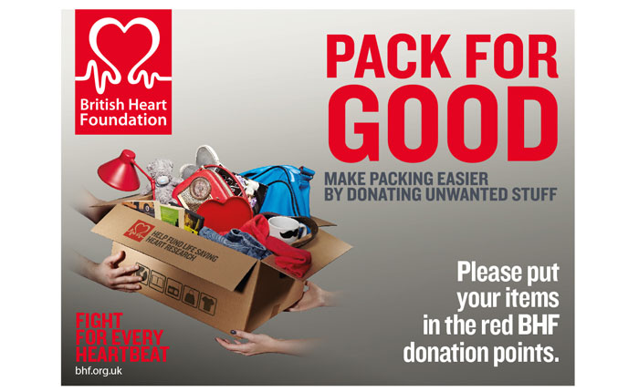 British Heart Foundation 'Pack for Good' Poster